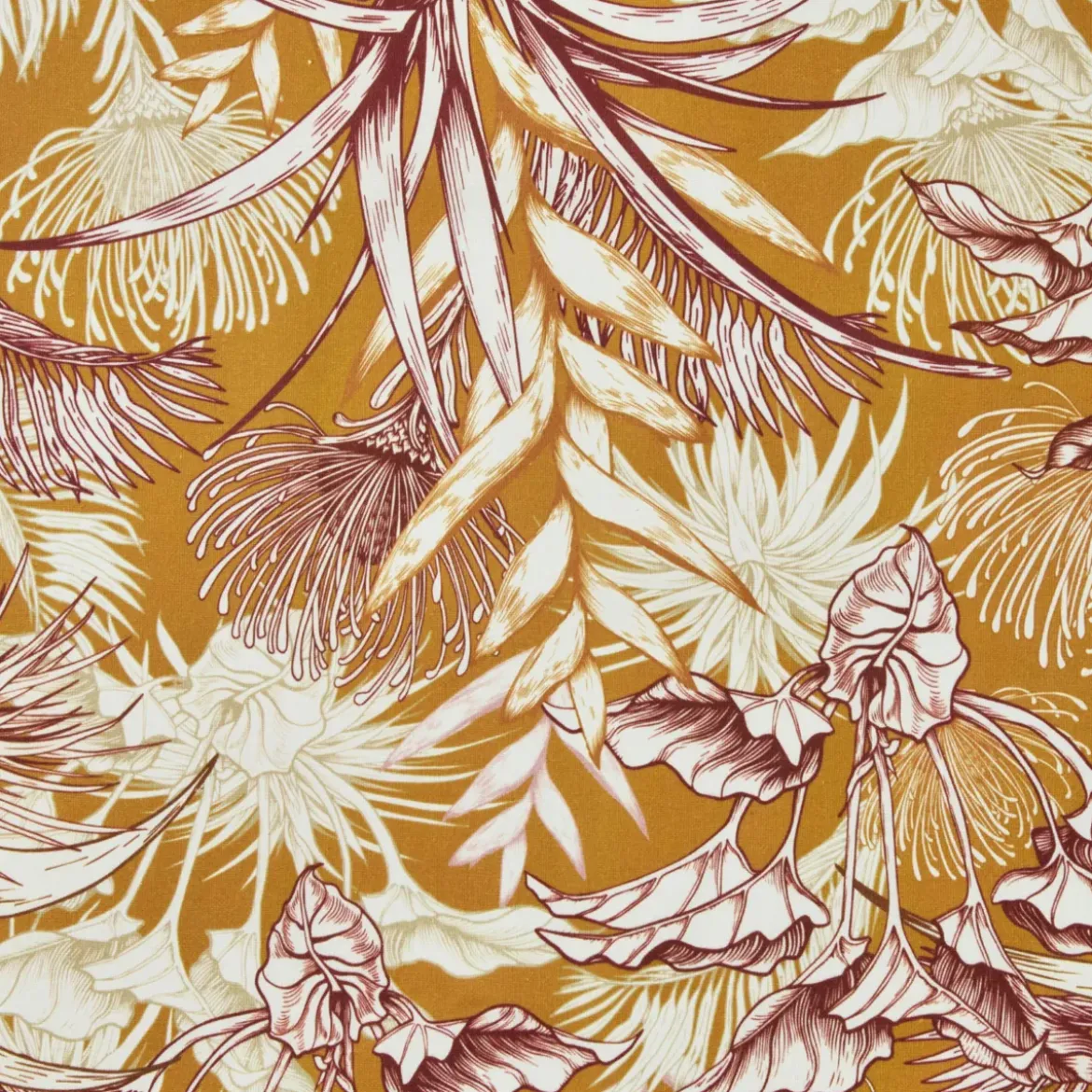 Tovaglia rettangolare cotone antimacchia (150 x 250 cm) Granada Giallo senape