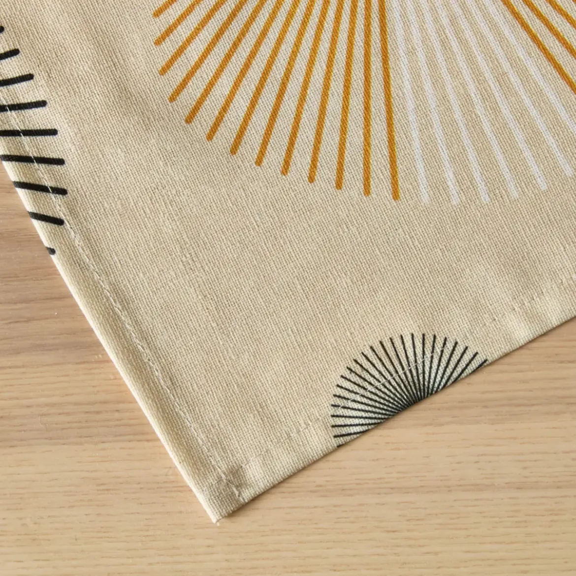 Tovaglia rettangolare cotone antimacchia (150 x 350 cm) Manhattan Beige