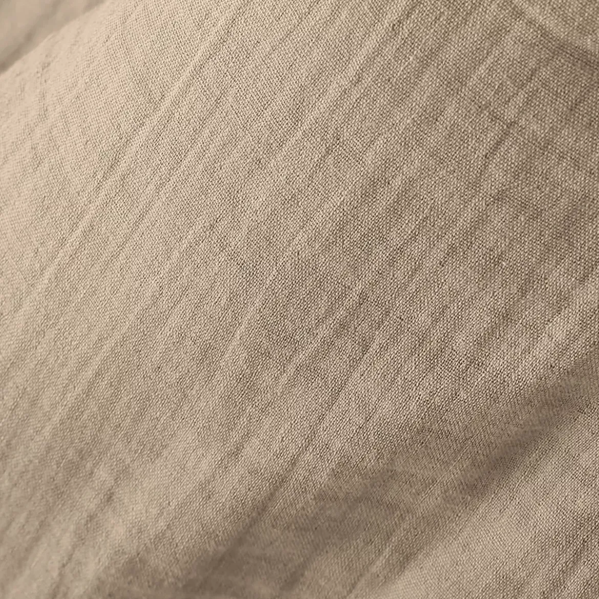 Tovaglia rettangolare garza di cotone (150 x 350 cm) Gaïa Marrone corda