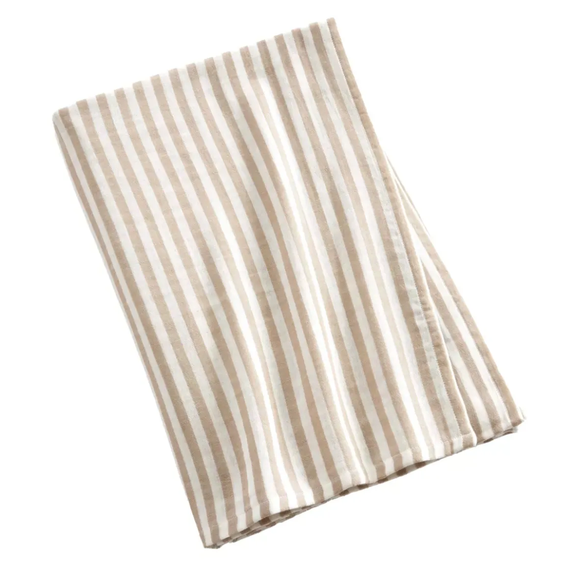 Tovaglia rettangolare in garza di cotone (150 x 250 cm) Gaïa a righe Corda