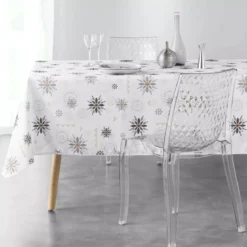 Tovaglia rettangolare (L240 cm) Enchanté Bianco