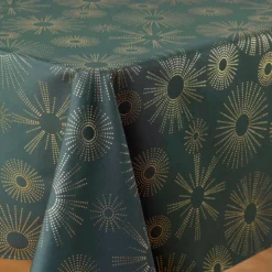 Tovaglia rettangolare (L240 cm) Pampille métallisé Verde