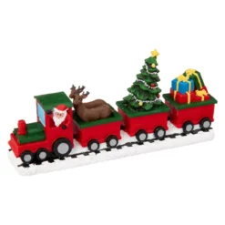 Treno decorativo La tournée di Babbo Natale